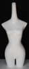 Matte White Contemporary Female 3/4 Body Torso Display Form by Mannequins Express - Image 1 of 0