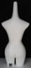 Matte White Contemporary Female 3/4 Body Torso Display Form by Mannequins Express - Image 3 of 0