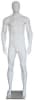 Matte White Athletic Egghead Male Mannequin - Image 6 of 0