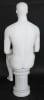 Abstract Matte White Seated Male Mannequin - Image 4 of 0