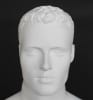 Abstract Matte White Seated Male Mannequin - Image 6 of 0