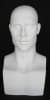Matte White Male Fiberglass Display Head - Image 1 of 0