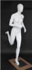 Matte White Female Egghead Mannequin Running - Image 1 of 0