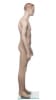 Fleshtone 5'8" Male Mannequin with Realistic Facial Features - Image 7 of 0