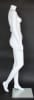 Matte white female headless mannequin walking pose full body retail display form for fashion clothing presentation - Image 2 of 0