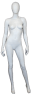 5'10" egghead female mannequin full body retail display form for fashion clothing presentation - Image 1 of 0