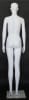 6 ft white female egg head mannequin full body retail display form for clothing presentation - Image 5 of 0