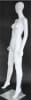5'11" abstract egghead fiberglass female mannequin full body retail display form for fashion clothing presentation - Image 4 of 0