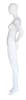 5'11" abstract egghead fiberglass female mannequin full body retail display form for fashion clothing presentation - Image 6 of 0