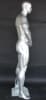 Football Male Mannequin - Gloss Silver - Arms at Sides - Image 4 of 0