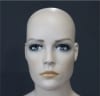 5'10" realistic female mannequin with posable elbows, hand-painted makeup, fiberglass construction, and tempered glass base - Image 6 of 0