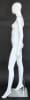 Matte White Female Egghead Mannequin Arms at Side - Image 3 of 0