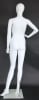 Matte White Egghead Female Mannequin Hand on Hip - Image 3 of 0