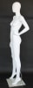 Matte White Female Egghead Mannequin Hand On Hip - Image 2 of 0