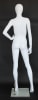 Matte White Female Egghead Mannequin Hand On Hip - Image 3 of 0