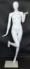 Flirty Matte White Abstract Female Mannequin - Leg Up - Image 2 of 0