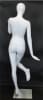 Flirty Matte White Abstract Female Mannequin - Leg Up - Image 4 of 0