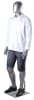 Matte Silver Egghead Mannequin - Stylish and Modern Display Option for Your Retail Store - Image 3 of 0