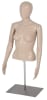 Height Adjustable Egghead Male Dress Form Mannequin Light Flesh Tone - Image 1 of 0