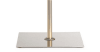 Female display dress form with natural canvas torso on flat metal countertop base - adjustable retail mannequin for boutiques and designers - Image 4 of 0