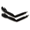 Male Fabric-Wrapped Mannequin with Articulating Arms | Natural, Burgundy, or Black | WP Series | Mannequins Express - Image 2 of 0