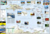 National Geographic Caribbean Destination Map. The front side of the map details the eastern Caribbean and includes beautiful photographs and helpful information on each of the island destinations. The Dominican Republic, Haiti, Puerto Rico, Trinidad and - Image 2 of 0