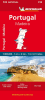 Michelin National Map of Portugal and Madeira featuring road networks, distance charts, and Green Guide sightseeing highlights. - Image 1 of 0