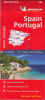 Michelin National Road Map for Spain and Portugal featuring driving distances, travel indices, and Green Guide sightseeing highlights. - Image 1 of 0