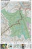 Topographic recreation map of Glacier National Park, BC, featuring hiking trails, backcountry ski routes, and alpine hut locations. - Image 2 of 0