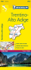 Trentino-Alto Adige Italy Detailed Road map. While digital maps can be convenient, a paper map can provide a larger and more detailed view of an area. It can also be helpful in situations where a reliable internet connection is not available or when navig - Image 1 of 0