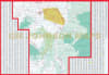 Road map of Eastern Washington and Northern Idaho Inland Empire region showing Pullman, Moscow, and Lewiston. - Image 3 of 0