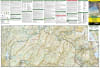 Yosemite California National Park Trail Map. Features found on this map include Ansel Adams Wilderness, Bridalveil Fall, Cathedral Range, El Capitan, Emigrant Wilderness, Excelsior Mountain, Hoover Wilderness, Illilouette Falls, Inyo National Forest, Lake - Image 2 of 0