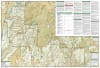 Zion National Park Utah Hiking & Trail Map. Key areas of interest featured on this map include Zion Narrows, Kolob Canyons, La Verkin Creek Trail, Hop Valley Trail, Wildcat Canyon, West Rim Trail, Floor of the Valley Road, East Rim Trail, Telephone Canyon - Image 2 of 0