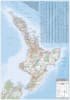 Hema New Zealand North Island road map showing Auckland and Wellington with turnaround navigation design. - Image 2 of 0