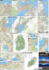 Hema New Zealand North Island road map showing Auckland and Wellington with turnaround navigation design. - Image 3 of 0
