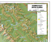 Columbia Valley BC Regional Wall Map. This beautifully designed regional map shows the Columbia Valley of SE BC extending from Golden in the NW corner to Fairmont Hot Springs in the SE corner. Other places of interest on the map include Radium Hot Springs - Image 2 of 0