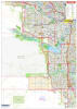 SW Calgary Detailed Wall Map. New detailed base map of Calgary and the surrounding region. Easy to read primary and secondary roads and streets, future roads including the new Stoney Trail in the SW, railroads, bridges and overpasses. Current and proposed - Image 1 of 0