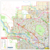 NW Calgary Detailed Wall Map. New detailed base map of Calgary and the surrounding region. Easy to read primary and secondary roads and streets, future roads including the new Stoney Trail in the SW, railroads, bridges and overpasses. Current and proposed - Image 1 of 0