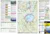 Crater Lake National Park Trail & Road map.  This two-sided map includes Mazama Village, Crater Lake National Park in its entirety, portions of Umpqua National Forest, Rogue River National Forest, Winema National Forest, and Sky Lakes Wilderness, and Moun - Image 2 of 0
