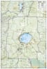 Crater Lake National Park Trail & Road map.  This two-sided map includes Mazama Village, Crater Lake National Park in its entirety, portions of Umpqua National Forest, Rogue River National Forest, Winema National Forest, and Sky Lakes Wilderness, and Moun - Image 3 of 0