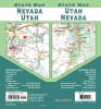 Utah and Nevada state road map featuring Las Vegas Strip, Salt Lake City, and National Park insets. - Image 1 of 0