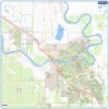 Medicine Hat & Redcliffe Wall map - Large. New detailed base map of Medicine Hat and Redcliffe. MapTown makes it easy to read primary and secondary roads and streets, railroads. Symbolized icons for schools (by type), EMS, fire stations, hospitals and pol - Image 1 of 0