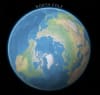 30x30 wall map featuring nine satellite perspectives of Earth, showing all continents, the North Pole, and Antarctica from space. - Image 4 of 0