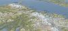 Detailed 30x18 wall map of Katmai National Park and Preserve, Alaska, featuring the Valley of Ten Thousand Smokes, Brooks Camp, and Naknek Lake. - Image 3 of 0