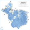 World Shipping Routes and Major Ports Wall Map using Spilhaus Projection showing contiguous global oceans and maritime trade routes - Image 1 of 0