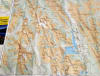 Gem Trek Kananaskis Lakes waterproof trail map featuring 25-metre contour lines, Peter Lougheed Provincial Park hiking routes, and a 1:25,000 scale lake inset. - Image 2 of 0