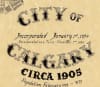 historical-calgary-wall-map-circa-1905-city-plan - Image 1 of 0