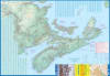 The essential waterproof road map for a grand circle trip across Atlantic Canada: NS, NB, PEI, & NFLD/Labrador. Printed on durable stone paper. Features Top Attractions, St. John's inset, and St. Pierre et Miquelon. Comprehensive 1:800K scale. - Image 2 of 0