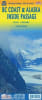 This comprehensive map of the BC Coast & Alaska Inside Passage is an essential tool for travelers, outdoor enthusiasts, and map collectors.  This map provides an unparalleled visual guide to the stunning landscapes of the British Columbia coast and the Al - Image 1 of 0