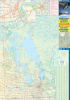 Double-sided 1:900,000 scale road map of Southern Saskatchewan and Manitoba featuring city street insets for Regina, Saskatoon, and Winnipeg. - Image 2 of 0